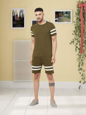 UNICUS APPAREL Striped Men Track Suit