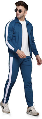 Praume Striped Men Track Suit