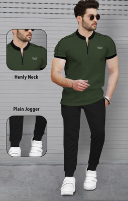 TRIPR Self Design Men Track Suit