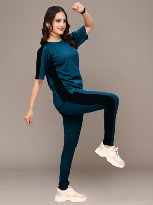 DTR FASHION Colorblock Women Track Suit