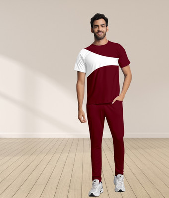 RABBY Colorblock Men Track Suit