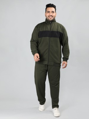 CHKOKKO Colorblock Men Track Suit