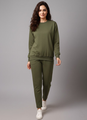 MACK JONNEY Solid Women Track Suit