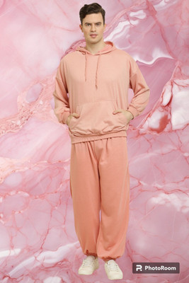 CANIDAES Solid Men Track Suit
