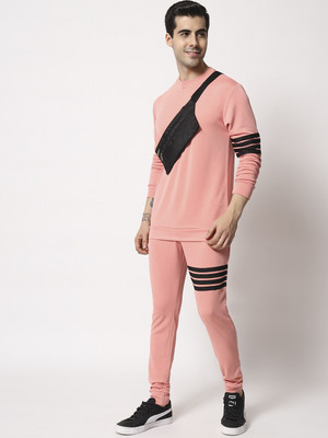 RABBY Striped Men Track Suit