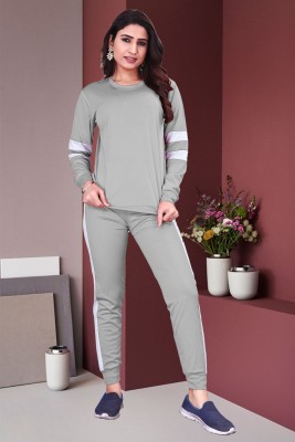 DTR FASHION Striped Women Track Suit