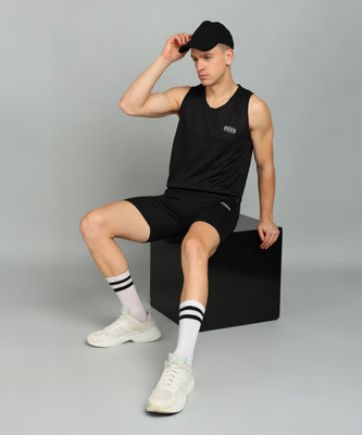 Preen Solid Men Track Suit