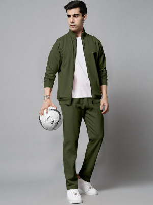 Triptee Solid Men Track Suit