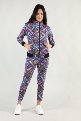 CHKOKKO Printed Women Track Suit