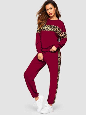 DTR FASHION Animal Print Women Track Suit