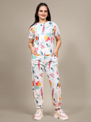 Hercill Printed Women Track Suit