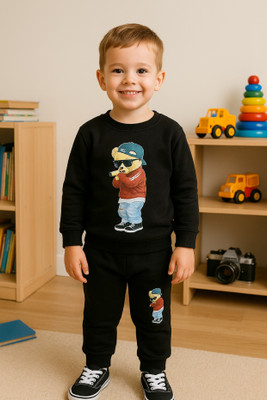 ASHRA TRENDING Baby Boys & Baby Girls Casual T-shirt Pyjama(Multicolor)