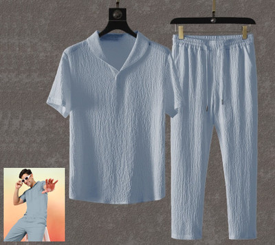 INDICLUB Self Design Men Track Suit