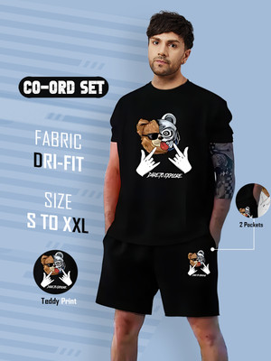 Crease & Clips Animal Print Men Track Suit