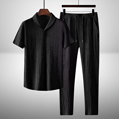 DEVU FASHION Self Design Men Track Suit
