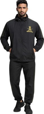 BOLLAR Striped Men & Women Track Suit