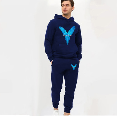 Joggers Park Graphic Print Men Track Suit