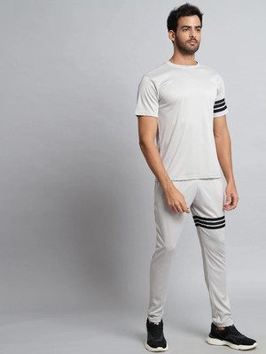 RABBY Striped Men Track Suit