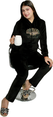 pinkshell Printed Women Track Suit