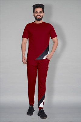 THE HIMALAYAN Colorblock Men Track Suit