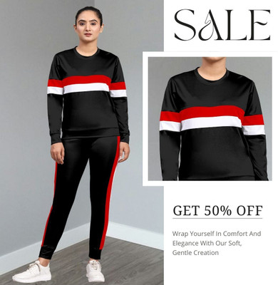 DTR FASHION Colorblock Women Track Suit
