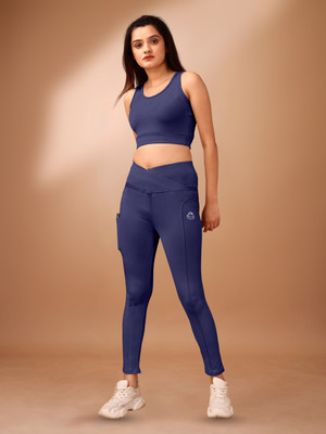 POOJARAN Solid Women Track Suit