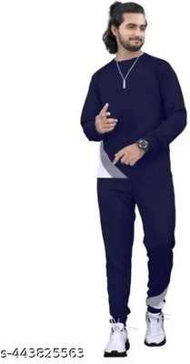 Menkind Solid Men Track Suit