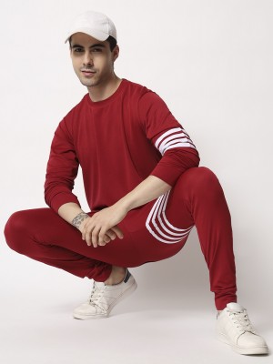 RABBY Striped Men Track Suit