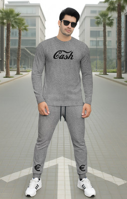 CATCHO Printed Men Track Suit