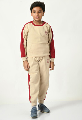 ShopMore Solid Boys Track Suit