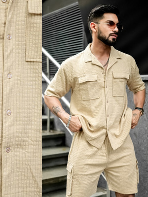 MANIAC Solid Men Track Suit