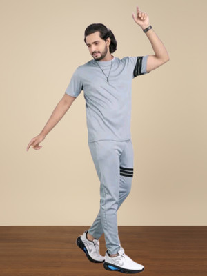 LINSOR FASHION Striped Men Track Suit
