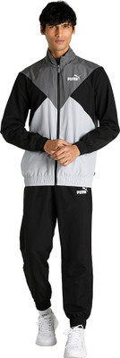 PUMA Woven Tracksuit Colorblock Men Track Suit