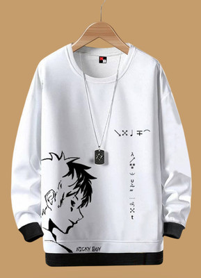 Lieo Trend Men Printed White Shirt & Pyjama set