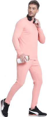 RABBY Solid Men Track Suit