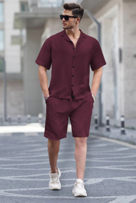 TRIPR Shirt Regular Shorts Co-ords Set