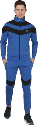 Praume Self Design Men Track Suit