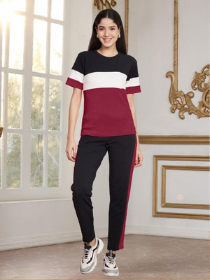 DTR FASHION Colorblock Women Track Suit