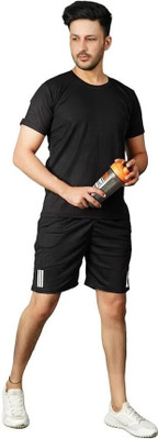 Kailash Solid, Self Design Men Track Suit
