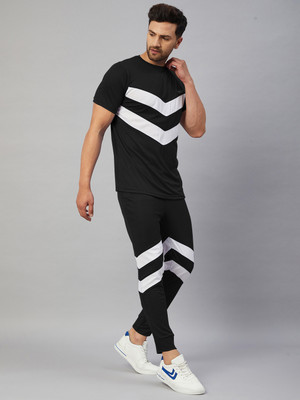 Crease & Clips Colorblock Men Track Suit