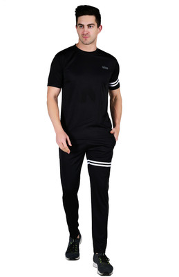 TRIZON Solid Men Track Suit