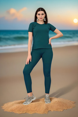 RAKESH CREATION Solid Women Track Suit