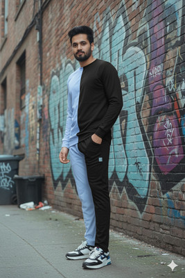 THE HIMALAYAN Solid Men Track Suit