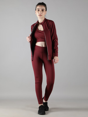 Waylene Solid Women Track Suit