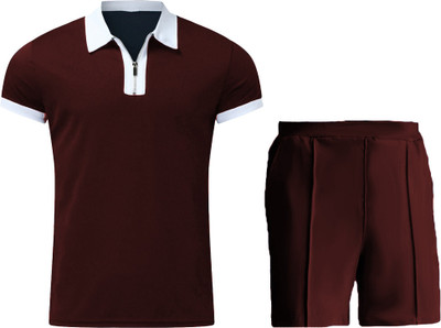 Hubris Apparels Solid Men Track Suit