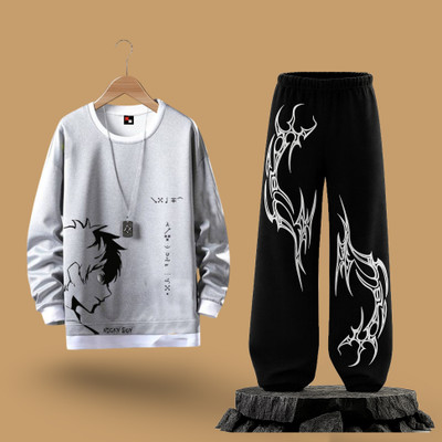 NB NICKY BOY Printed Men Track Suit