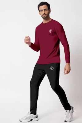 Elite Elegance Apparel Solid Men Track Suit