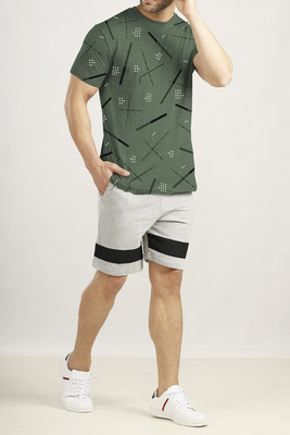 TRIPR Printed Men Track Suit