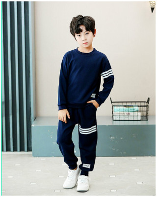 DHARMANANDAN Self Design Boys Track Suit