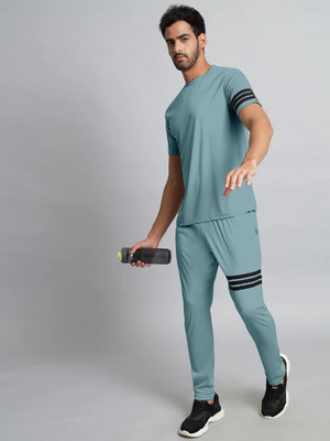 RABBY Striped Men Track Suit